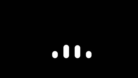 animación del icono del altavoz de sonido.