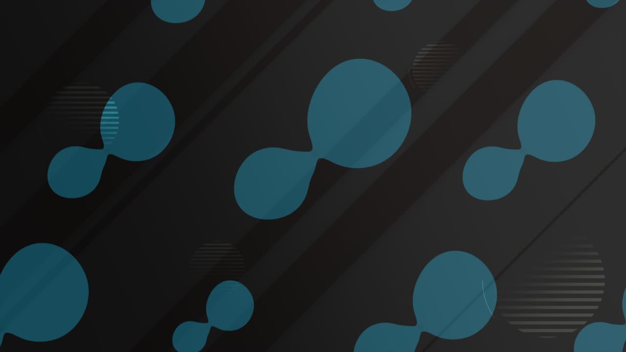 파란 액체 모양과 줄무를 가진 기업 스타일