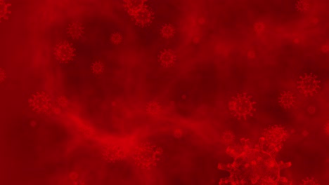 gráficos de movimiento abstractos - células de virus en movimiento (bucle)