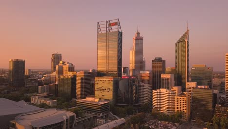 Langsamer-Drohnenschuss-Perth-Cbd-Elizabeth-Quay