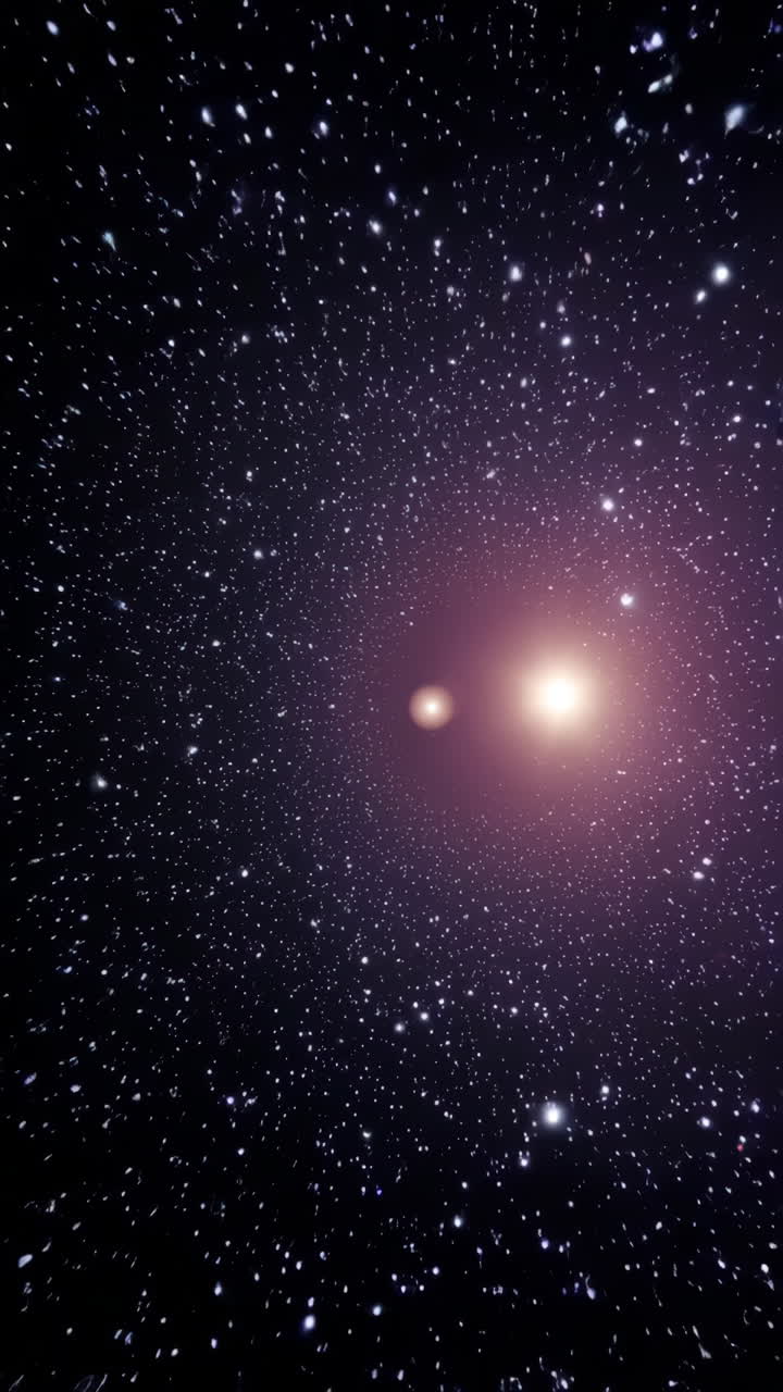 Starry Night Sky in Deep Space