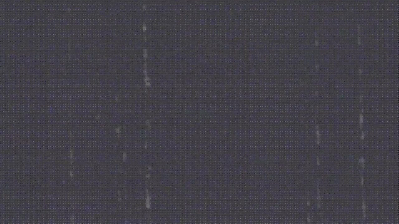 Sfarfallio di rumore statico e glitch digitale con linee verticali e orizzontali