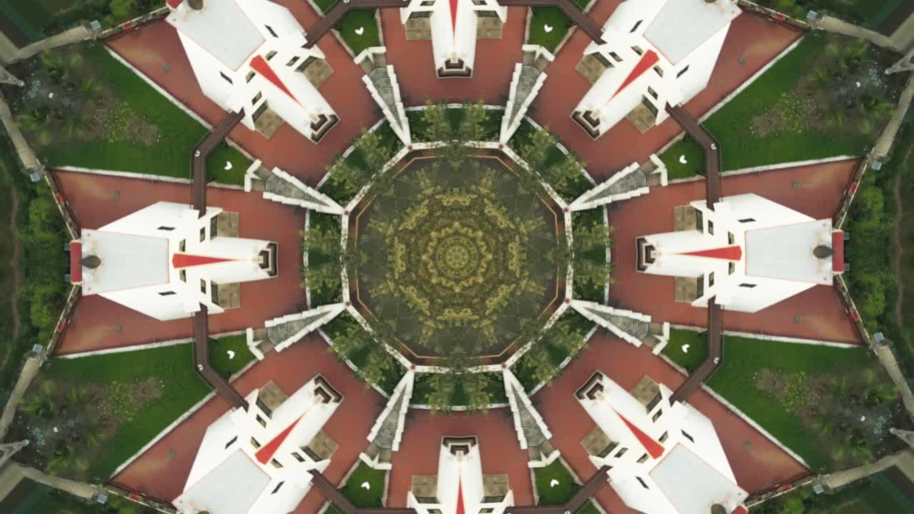 la ciudad verde de mumbai por la mañana caleidoscopio