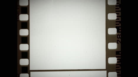 real 35mm 4x3 film frame overlay - dirty and old