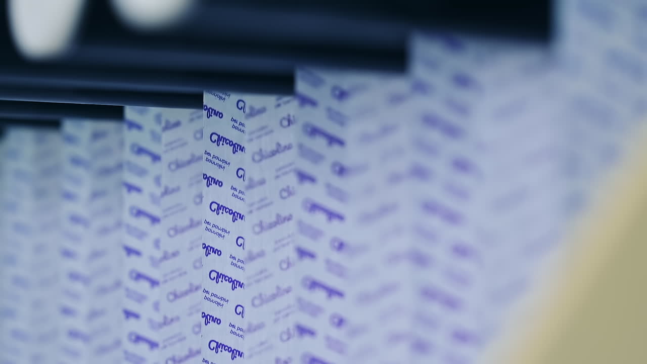 The mechanism turns the tape. A special machine makes the wrapping