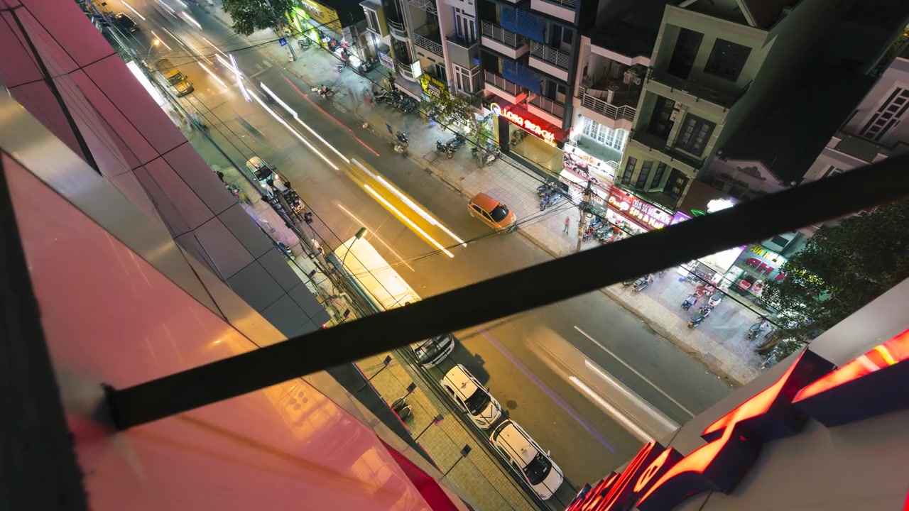Vietnamese Street Time-lapse. This long exposure time-lapse was shot from above the streets of Hue. The left to right slider movement reveals more and more of the busy streets of Vietnam.