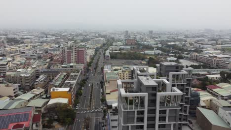 la vista aerea de taichung