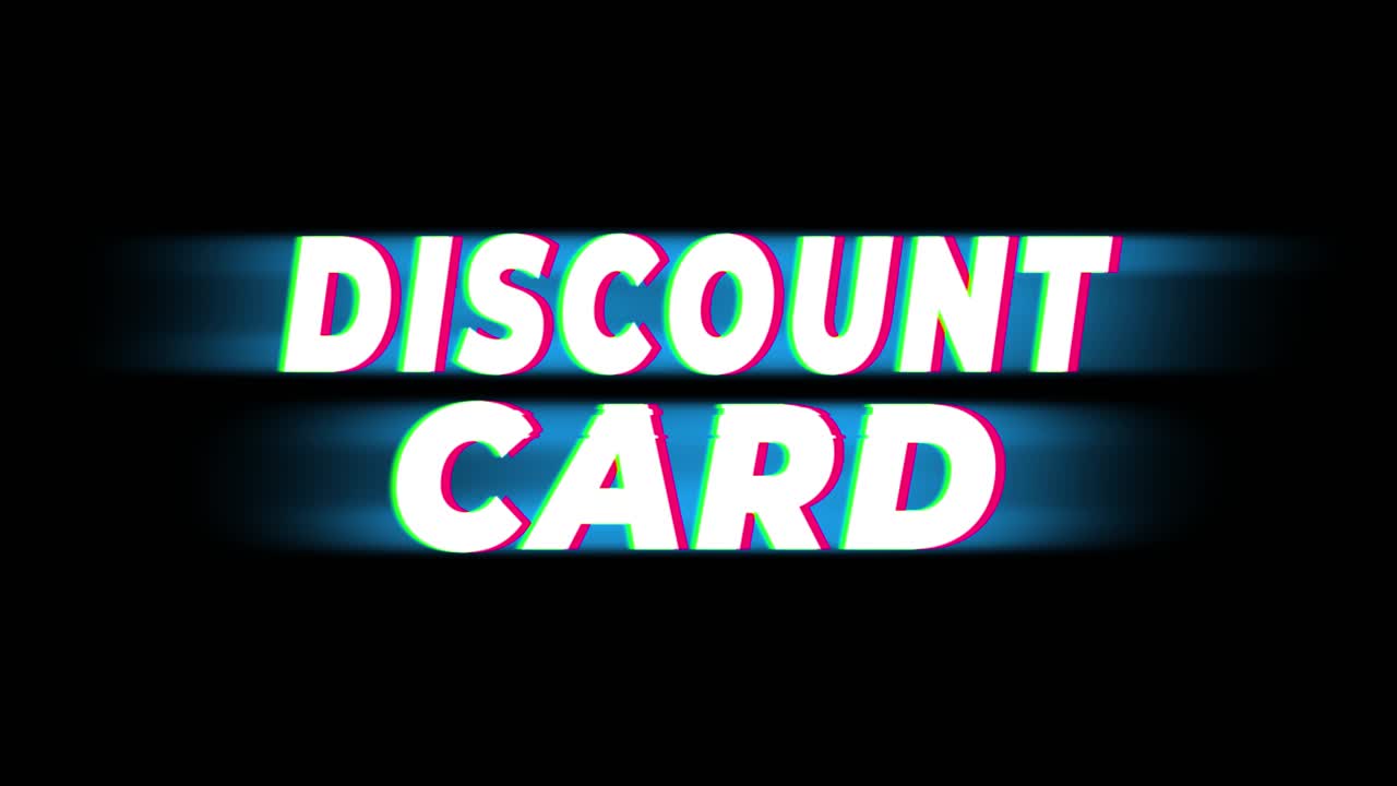 Discount Card Graphic Design