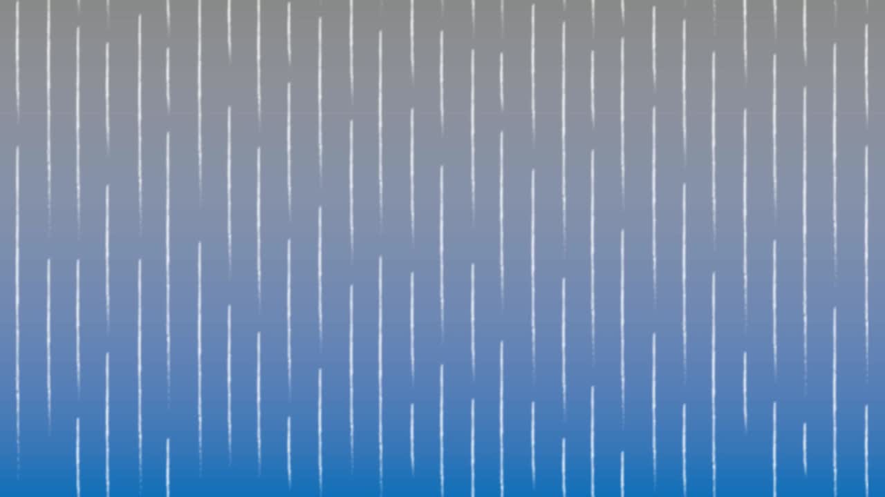 연속적인 강수량의 루프 애니메이션