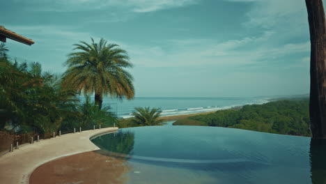 luxury ocean view villa with infinity pool