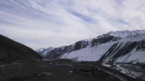 Stausee-El-Yeso,-Cajon-Del-Maipo,-Chile