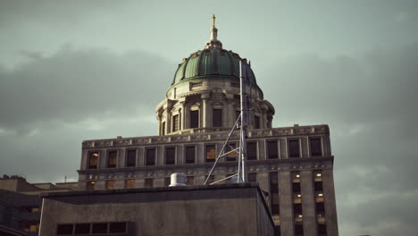 a building with a dome on top