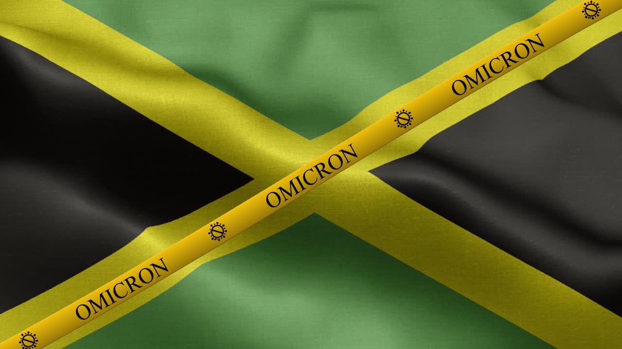 자메이카 발에 오미크론 변종과 금지 줄무 - 자메이커의 발