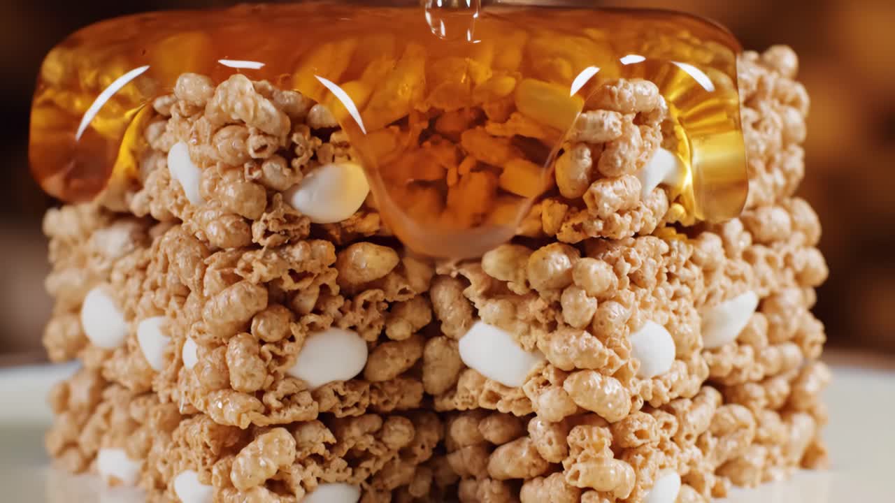 Rice Krispie Treats with Honey
