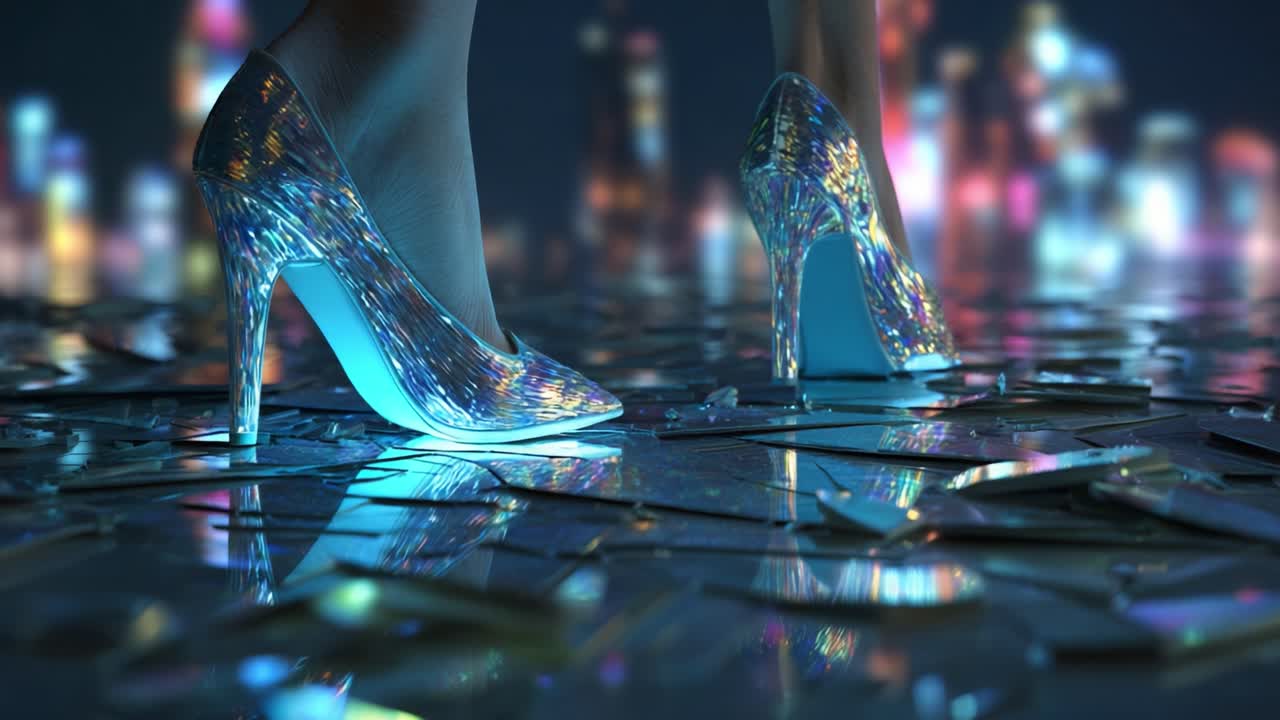 Crystal Glass Slippers