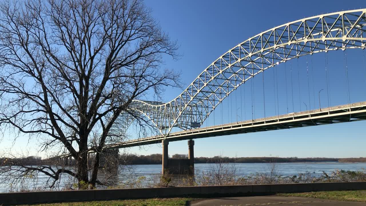 Memphis Bridge 1 from the grassy area