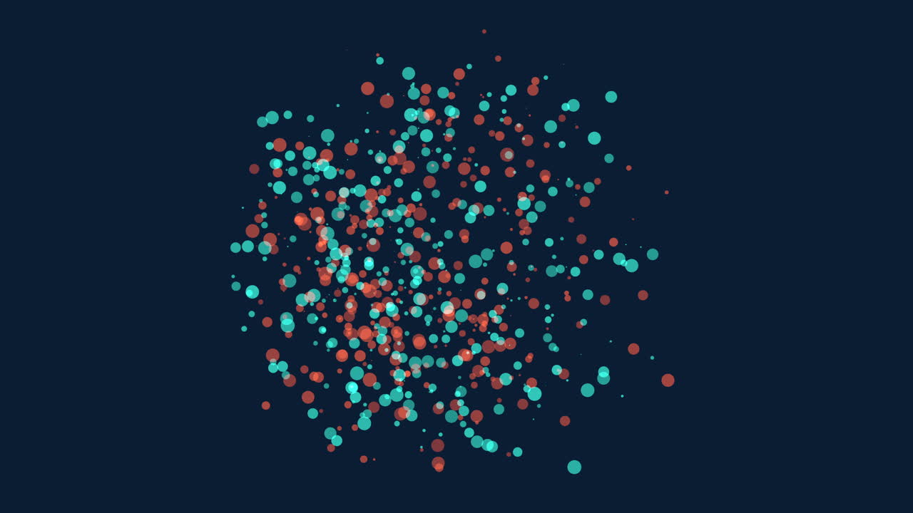 Fly colorful confetti and glitters on blue gradient 9