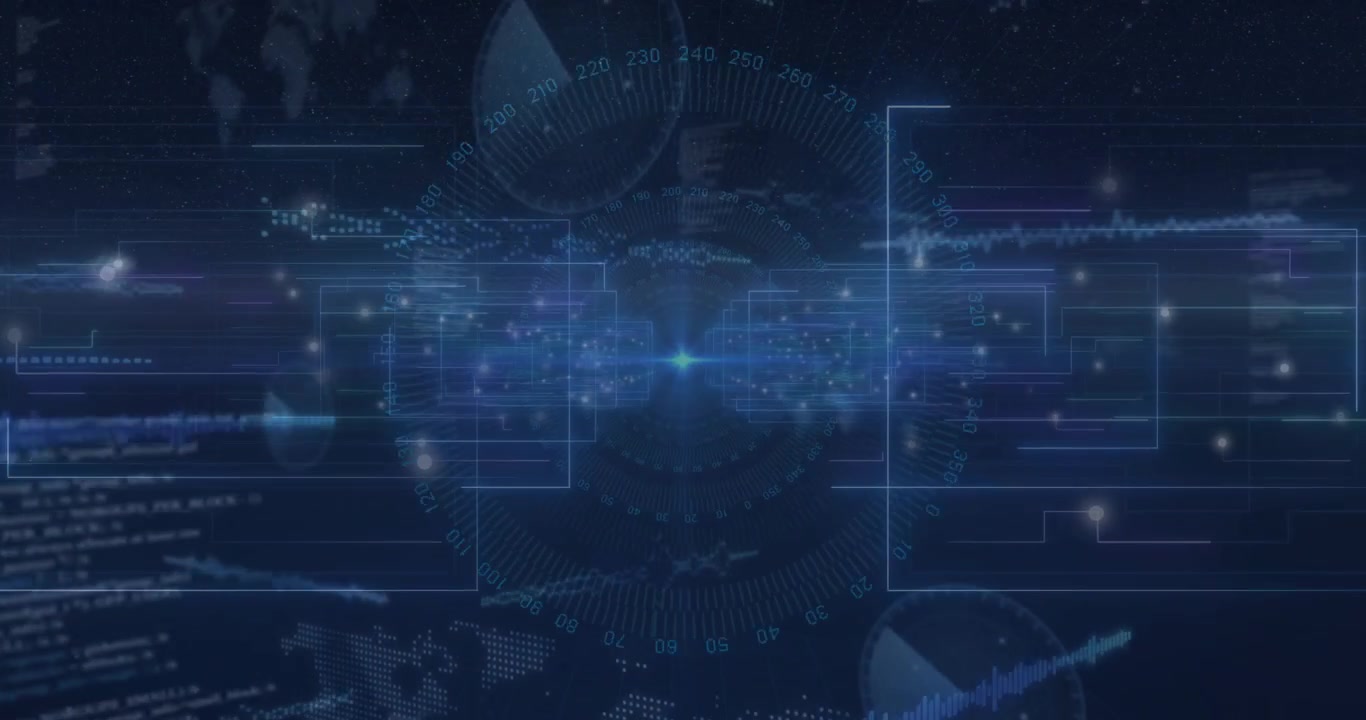 Node starting grid, unveiling scale with map, driving waveforms and cascading code, revealing UI