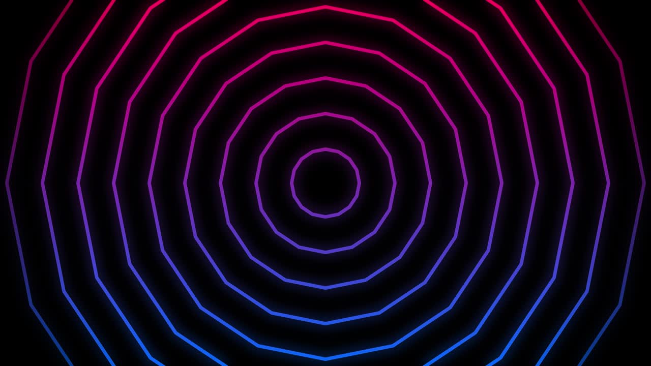 Abstract technology background with digital signal animation