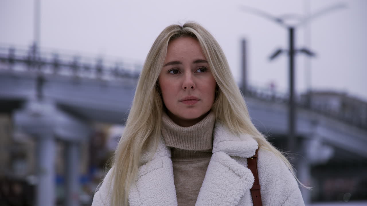 Woman standing outdoors