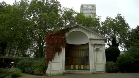 gazebo in a london park