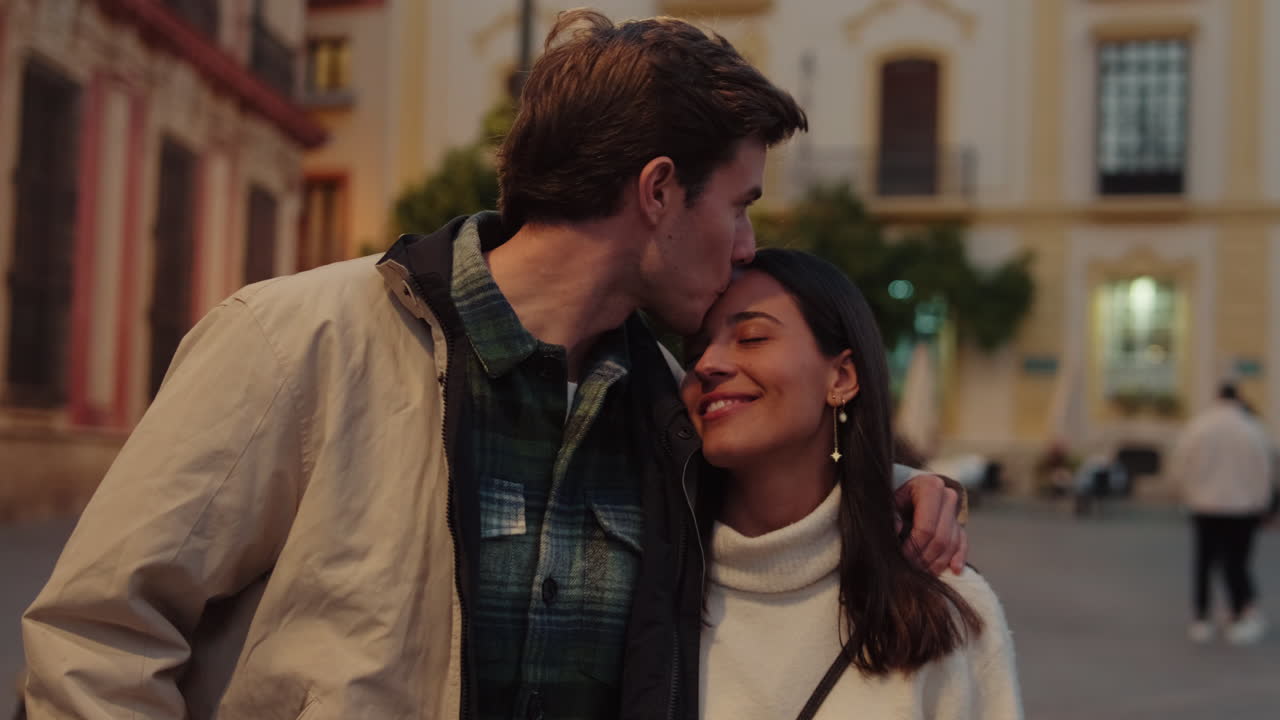 Young Couple in Seville, Spain