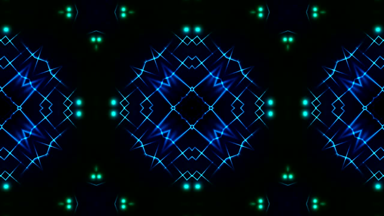 Abstract background, magic drawing, red and blue on black