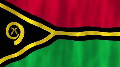 Vanuatu-Flagge-Land-Animation-3d-Symbol-Design-Wehend-Im-Wind-Bewegung-National-Patriotismus-Welt-Kultur-Emblem-Banner-Pazifische-Inseln-Rot-Schwarz-Grün