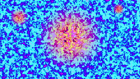 crecimiento maligno en simulación de tejido microscópico