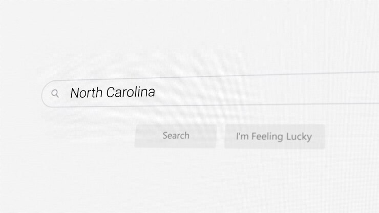 Ricerca di North Carolina sul browser internet