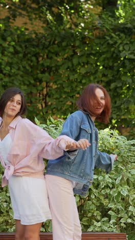 two young women enjoying a day out