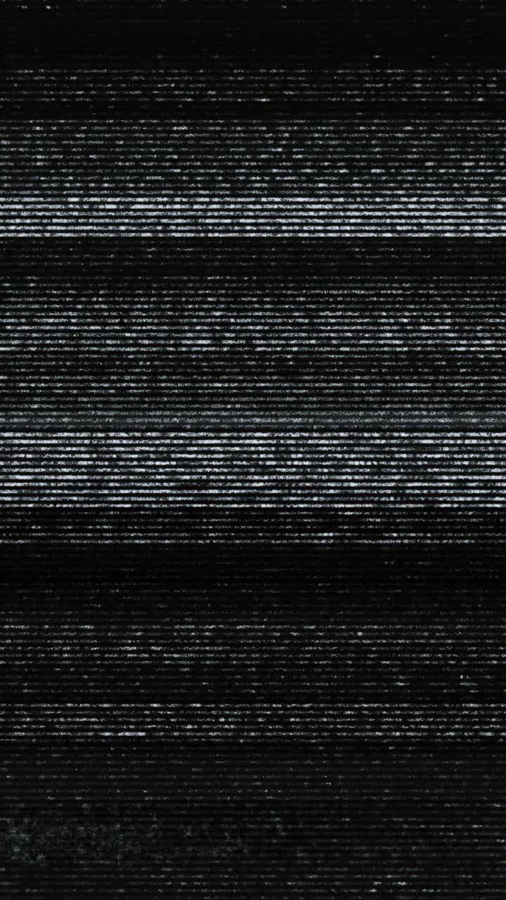 Flickering TV Static and Glitch Noise Background