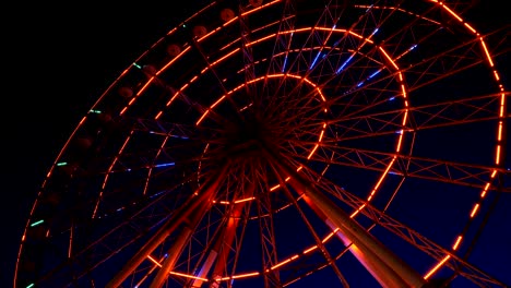 ferris wheel lights at night