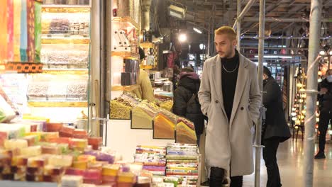 young man spices and candy