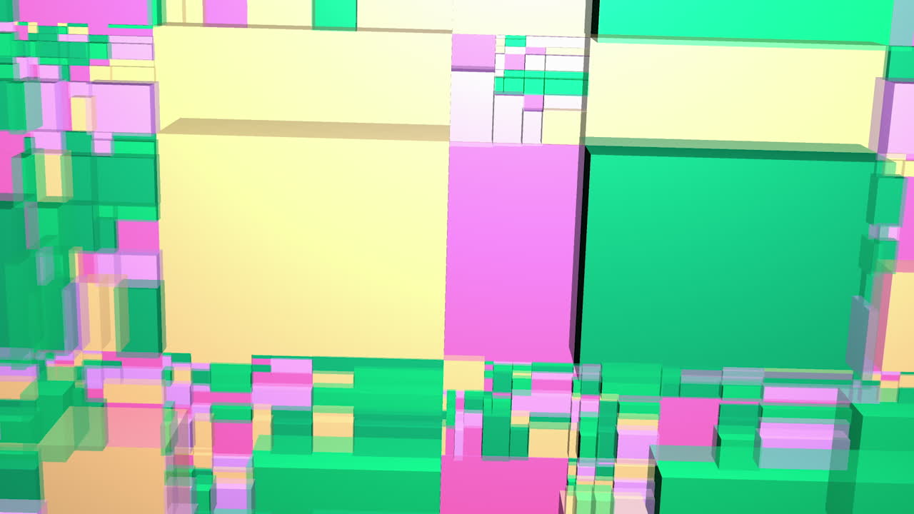 bloques geométricos abstractos y coloridos