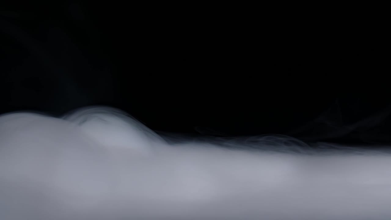 White Smoke Flying On The Air, Smoke As Wave