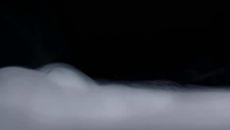 white smoke flying on the air, smoke as wave