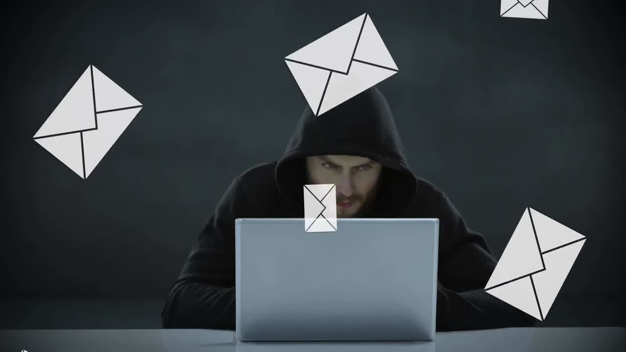 hacker usando una computadora portátil