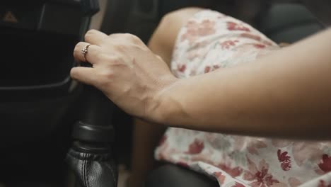 A-modern-girl's-hand-with-a-wedding-ring-on-her-finger