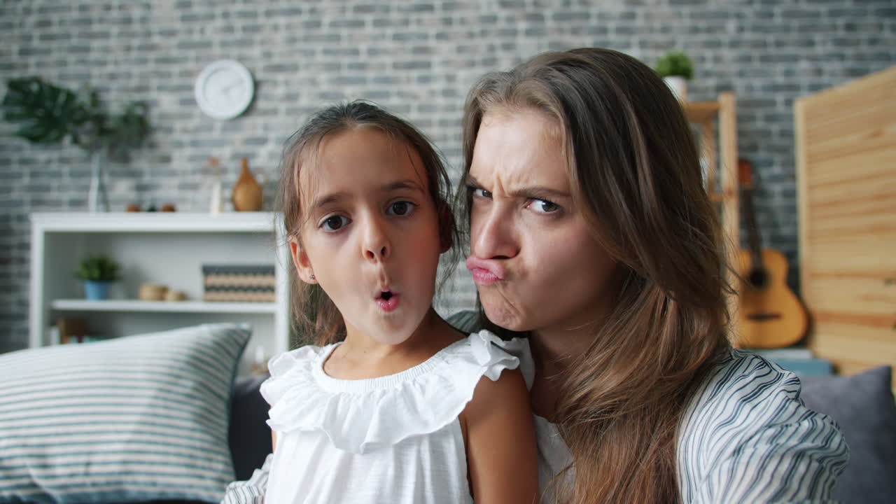 Selfie madre e figlia
