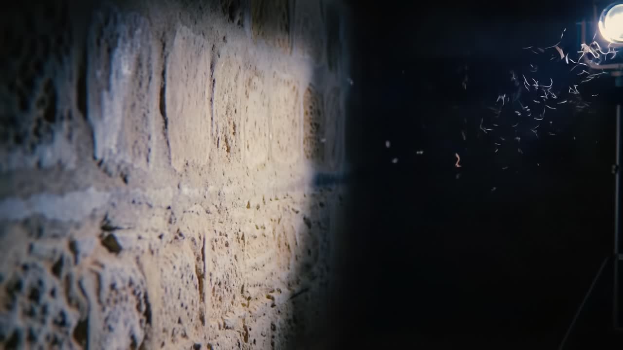 A Dramatic Contrast of Light and Shadows: Exploring the Interaction of Illumination and Textured Surfaces in Dark Environments