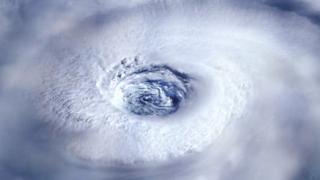 hurricane seen from space. elements of this video furnished by nasa.