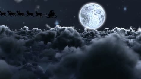 Santa-Claus-and-moon-at-night