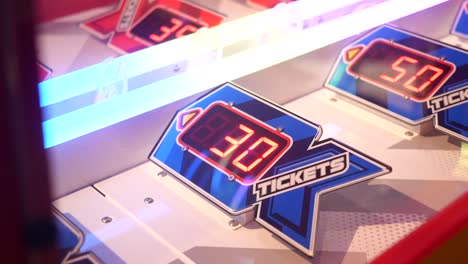 máquina de boletos de arcade