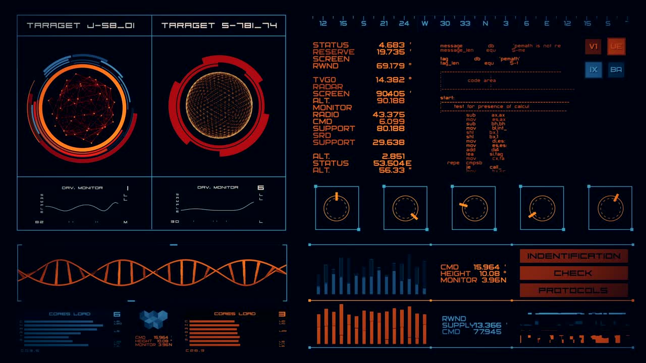 Futuristic interface | HUD | Digital screen
