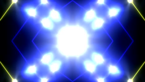 fondo de caleidoscopios de discoteca abstracto con líneas coloridas y formas geométricas animadas de neón brillante para videos musicales, vj, dj, escenario, pantallas led, espectáculos, eventos, videos de navidad, clubes nocturnos.