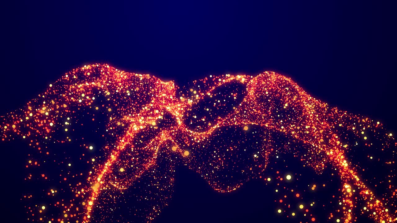 magic fiery golden sparkles glisten and shine, swirling in viscous liquid, colorful shimmering in the light. 4k particle background like confetti in oil. Lumma matte as alpha channel. 3d render. V11