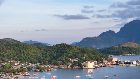 Coastal Filipino Town by the Sea
