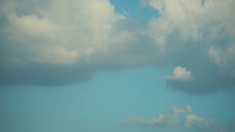 time lapse shot of a surfing clouds in the blue skies, 4k video