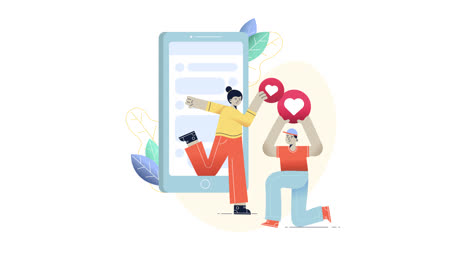 social media engagement illustration